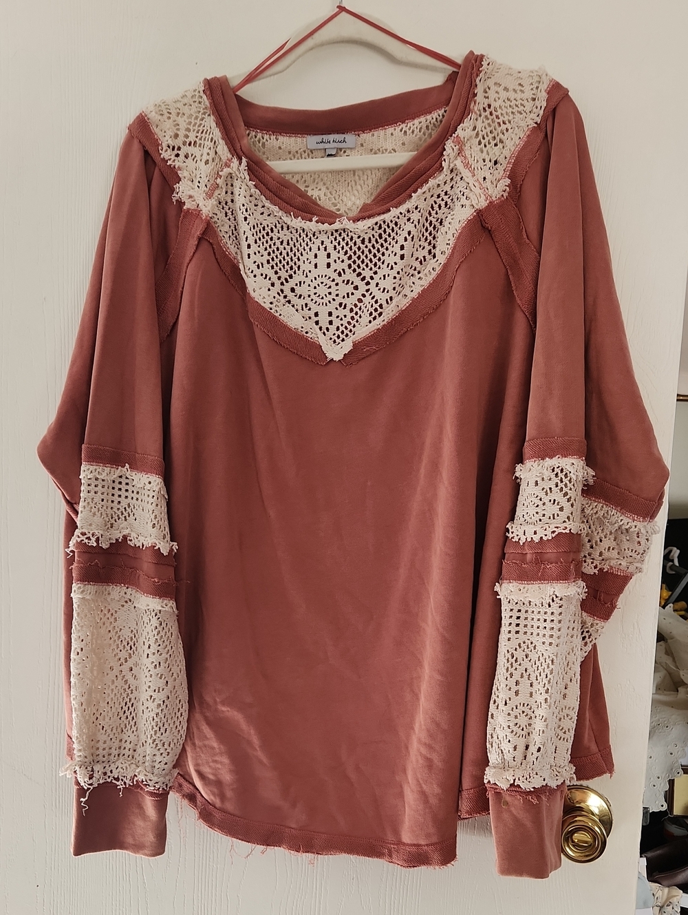 White Birch Women's Oversized Top